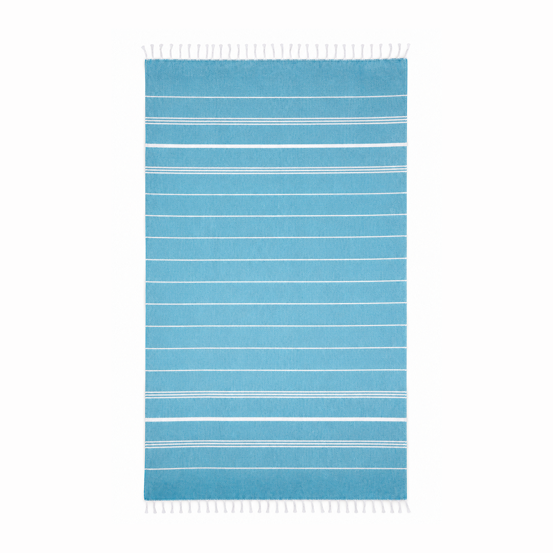 Serviette de plage avec poche zippée